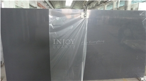 Engineered Quartz Stone-Pure Dark Grey Quartz Stone