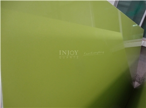 Engineered Quartz Stone-Pure Grass Green Quartz Stone