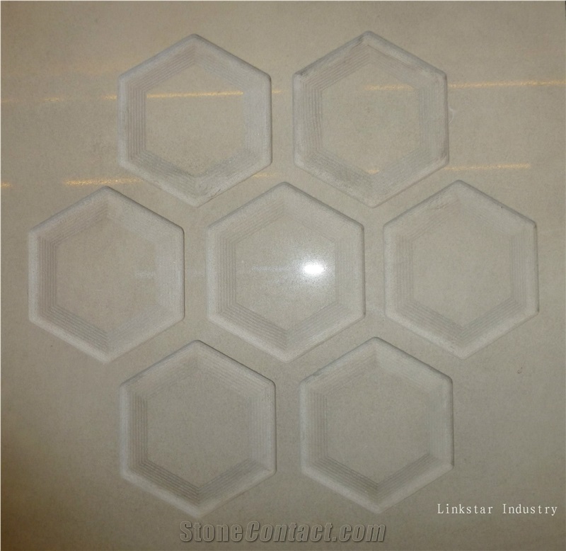 Beige Limestone 3d Textured Wall Panels