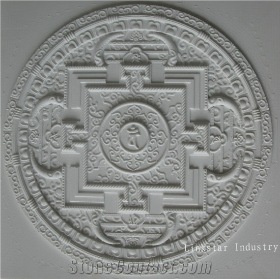 Natural Limestone 3d Feature Wall Cladding, White Limestone Wall