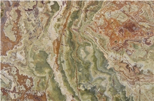Multicolor Green Onyx Slabs & Tiles, Pakistan Green Onyx