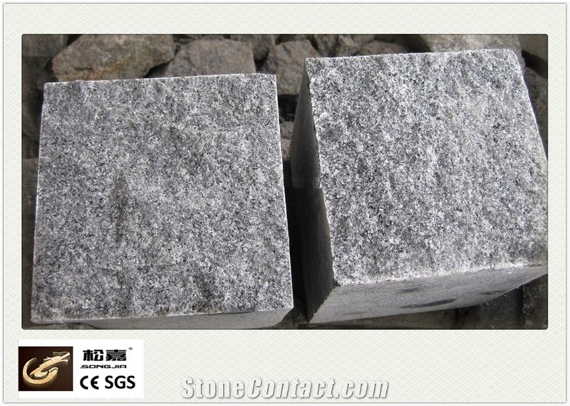 G654 Dark Grey Granite Slabs & Tiles, China Grey Granite