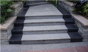 Granite Stepping Stones, Grey Granite Stairs