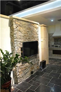 Tv Wall Slate Culture Stone Wall Panel