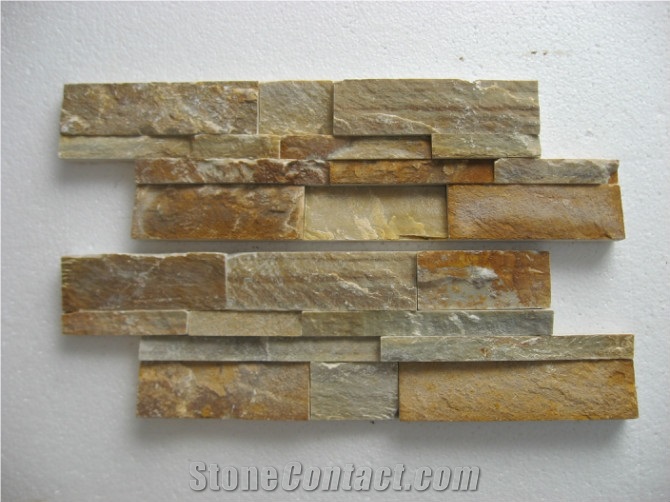 Yellow Slate Wall Cultured Stone