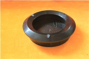 Black Marble Craft Ashtray, Black Marble Art Works