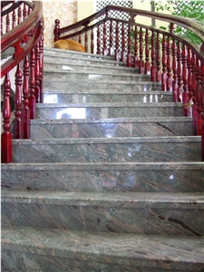 Hua"An Jade Stairs and Steps, Green Onyx Stairs Hua"An Jade Stairs and Steps, Green Onyx Stairs