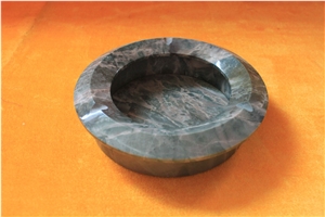 Natural Green Onyx Ashtray, Green Onyx Art Works