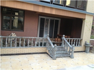 Nine Dragon Jade Exterior Decoration,Step&Railing