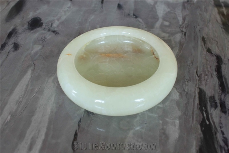 Onyx Ash Tray, Green Onyx Ashtray