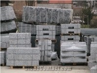 Curbstone, Grey Granite Italy Kerbstone