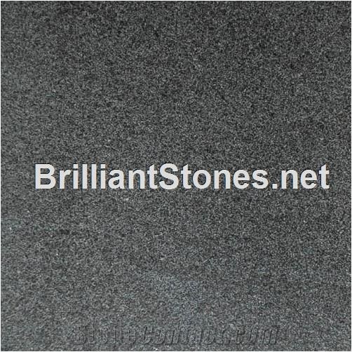 Black Basalt G684 Sandblasted Tile, G684 Fuding Black Basalt Slabs & Tiles