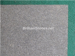 Black Basalt G684 Sandblasted Tile, G684 Fuding Black Basalt Slabs & Tiles