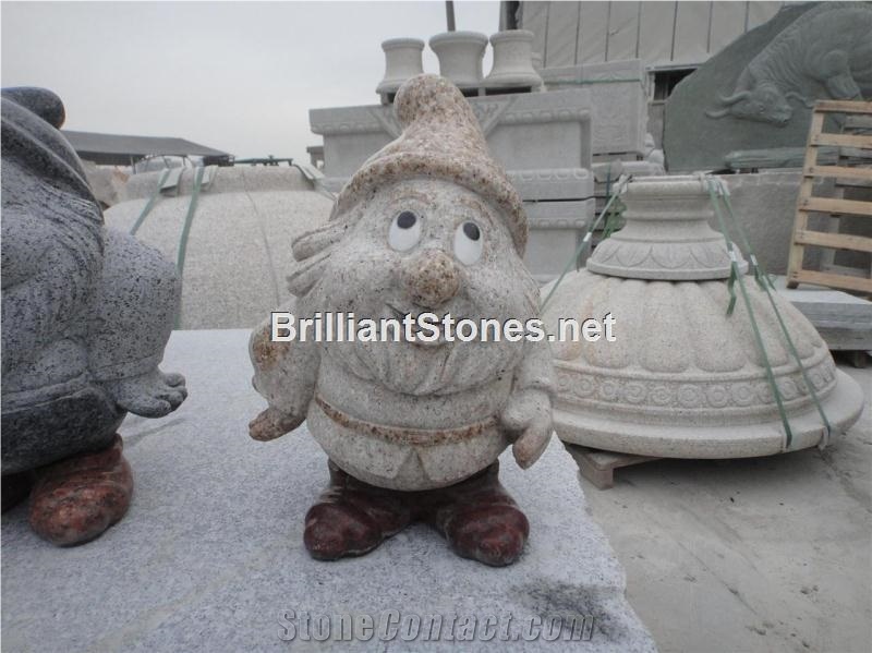Seven Dwarfs Granite Statues for Garden/Disney