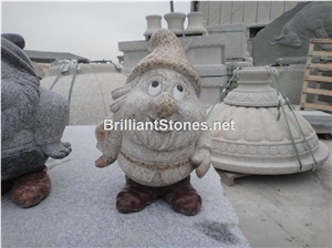 Seven Dwarfs Granite Statues for Garden/Disney