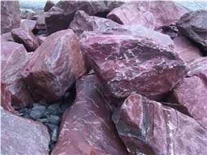Ege Bordo Marble & Rosso Laguna Marble Polished Pebbles