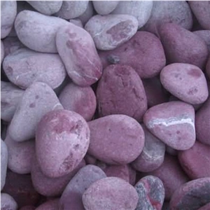 Ege Bordo & Rosso Laguna Marble Pebble Stone