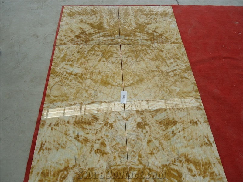 Fantastic Gold Composite Marble Tiles