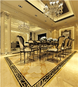 Marble Magic Medallion Floor Tiles