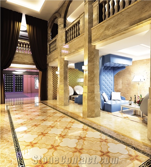 Marble Magic Medallion Floor Tiles