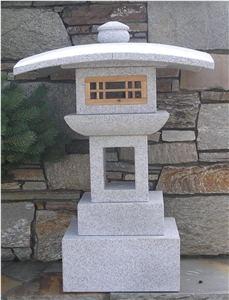 Stone Lantern, G603 White Granite Lantern