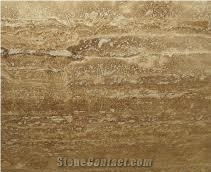 Travertino Noce Vein Cut Slabs & Tiles, Brown Italy Travertine Tiles & Slabs