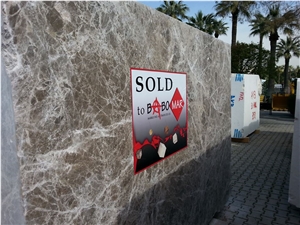 Grey Emperador Marble Blocks, Turkey Grey Marble