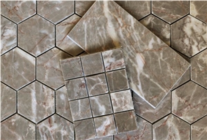 Gris Flores Marble Mosaic Tiles, Grey Marble Mosaic Gris Flores Marble Mosaic Tiles, Grey Marble Mosaic