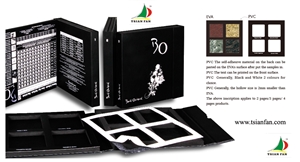 Sample Case, Sample Boards, Stone Sample Book, Granite Box,Cardboard Boards