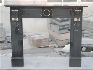 Black Granite Fireplace Mantel