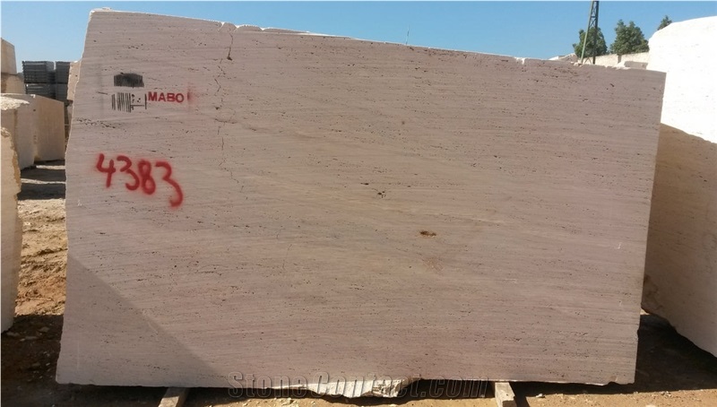 Morocco Travertino Classico Travertine Block, Beige Travertine Blocks