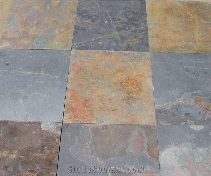 J.Multicolor Slate Slabs & Tiles, Jack Multicolor Slate Slabs & Tiles