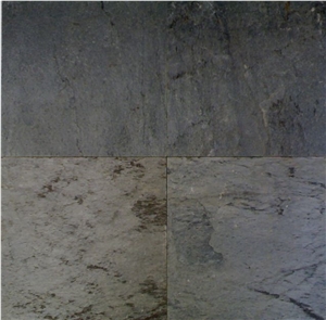 Silver Shine Slate Slabs & Tiles, India Grey Slate