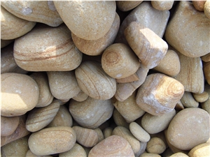 Snow White Pebbles, Stone Pebbles White Sandstone