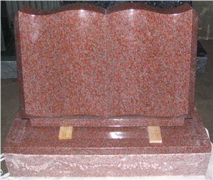 Maple Red Granite Book Monuments Tombstone Maple Red Granite Book Monuments Tombstone