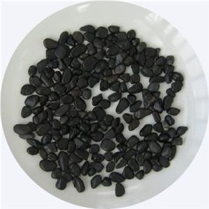 Small Black Polished Pebbles, River Stone