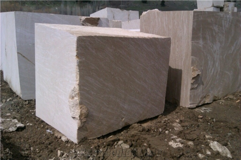 Mocha Cream Marble Blocks