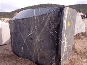 Black Thunder Marble Blocks, Mexico Black Marble