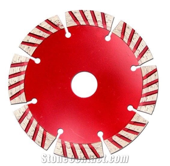 114mm Turbo Segmented Diamond Saw Blade for Wet/Dry Cutting