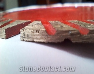 114mm Turbo Segmented Diamond Saw Blade for Wet/Dry Cutting