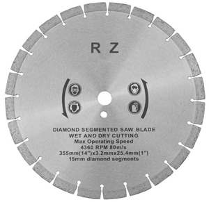 14" Diamond Saw Blade for Concrete/ Bricks/Tiles Cutting 14" Diamond Saw Blade for Concrete/ Bricks/Tiles Cutting