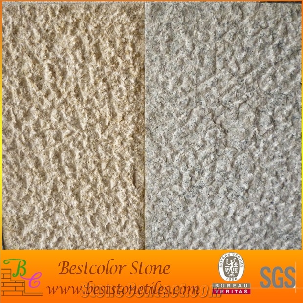 Bush Hammered Granite Paving Stone(G682 & G603),G682 Gold Sunset Yellow Granite Pavers