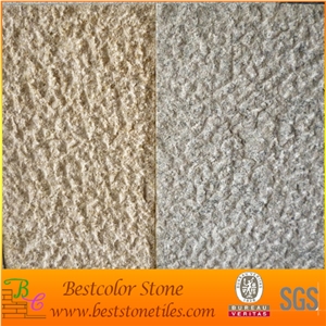 Bush Hammered Granite Paving Stone(G682 & G603),G682 Gold Sunset Yellow Granite Pavers