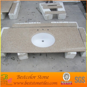 G682 Granite,Rusty Granite Vanity Top Mounted with Porcelain Bowl(Packing in Styrofoam Box) G682 Granite,Rusty Granite Vanity Top Mounted with Porcelain Bowl(Packing in Styrofoam Box)