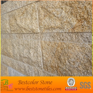 G682 Rusty Granite Mushroom Stone Wall Claddings, G682 Yellow Granite Mushroom Stone