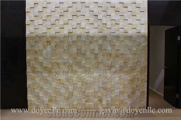 Crema Marfil Marble Walling