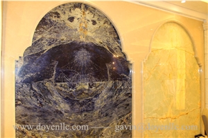 Crema Marfil Marble Walling