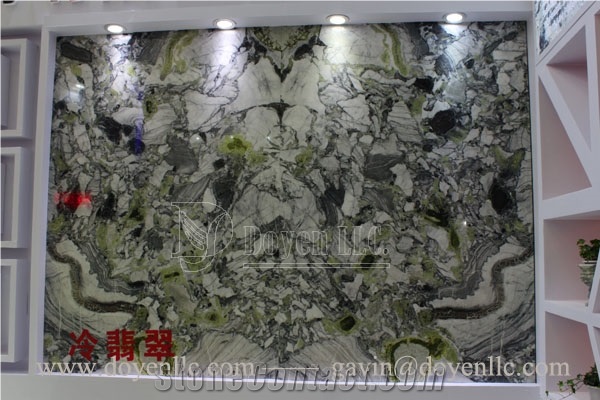 Emeralde Green Marble Backgroud Walling Slab