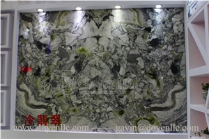 Emeralde Green Marble Backgroud Walling Slab