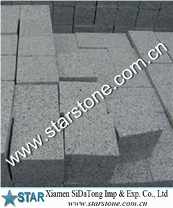 Red Granite Flamed Cobble Stone